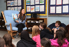 Burr Fourth Graders Learn from Guest Author