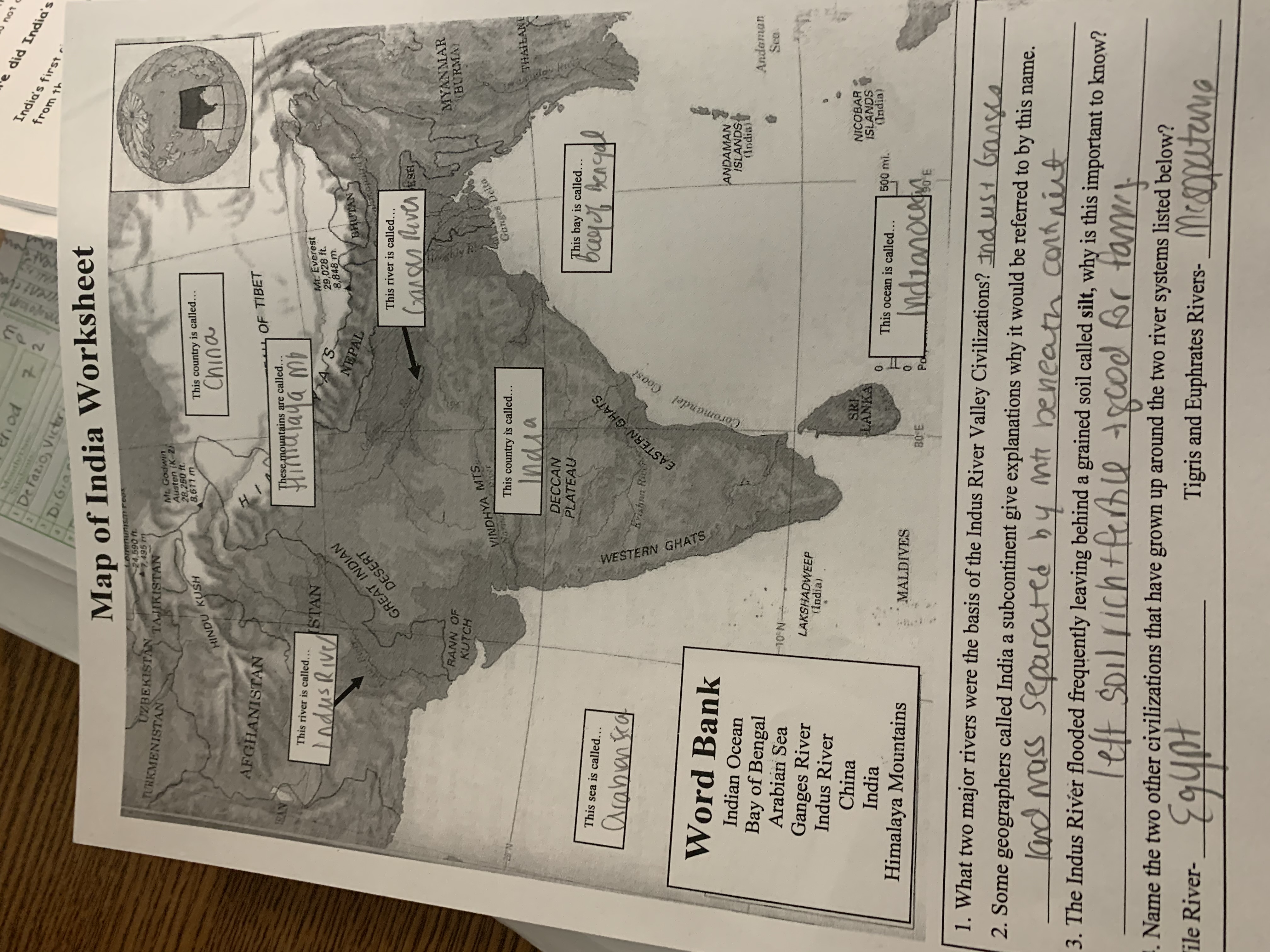 Global History 22 With Regard To River Valley Civilizations Worksheet Answers